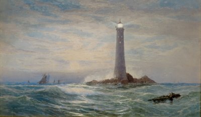 Latarnia morska Eddystone autorstwa George Stanfield Walters