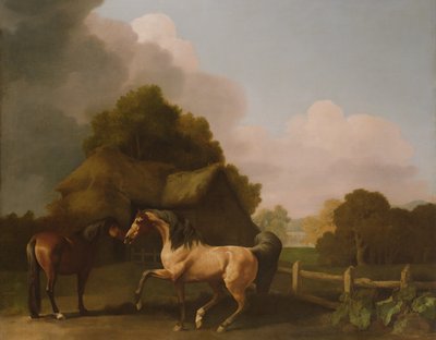 Ogier Roan i klacz Bay autorstwa George Stubbs
