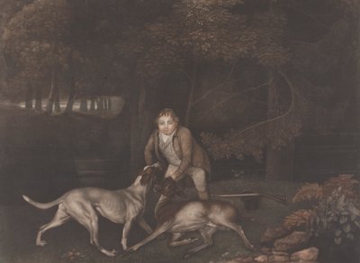 [Freeman, Keeper to the Earl of Clarendon, z psem i ranną łanią]: ponownie wydany po śmierci Stubbsa pod tytułem: Death of the Doe autorstwa George Stubbs