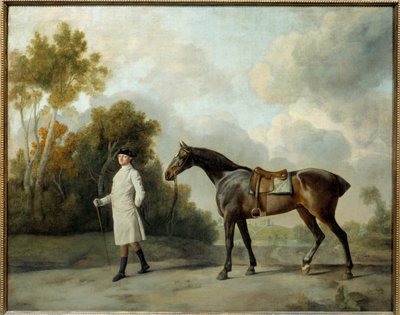 Portret Asshetona, pierwszego wicehrabiego Curzona i jego klaczy Maria Obraz George