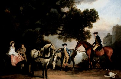 Rodziny Milbanke i Melbourne autorstwa George Stubbs