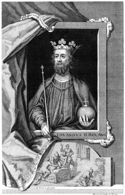 Edward II z Anglii. 18 wiek autorstwa George Vertue