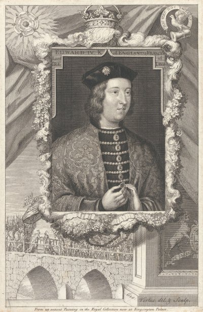 Edward IV, król Anglii i Francji, lord Irlandii autorstwa George Vertue