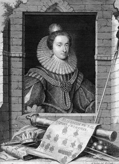 Elżbieta Czeska, ok. 1700-1750. autorstwa George Vertue