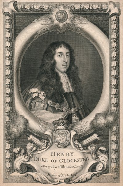 Henryk, książę Gloucester, 1736. autorstwa George Vertue