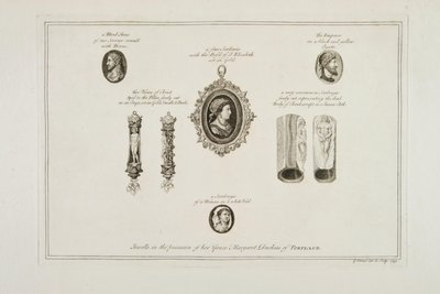 Klejnoty w posiadaniu Jej Łaski Małgorzaty Księżnej Portland, 1749 autorstwa George Vertue