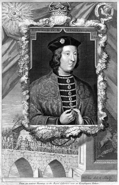 Król Edward IV z Anglii. autorstwa George Vertue
