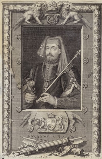 Król Henryk IV z Anglii autorstwa George Vertue