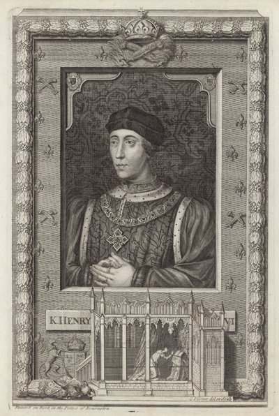 Król Henryk VI (grafika) autorstwa George Vertue