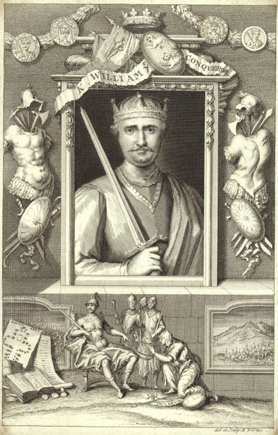 Portret Wilhelma Zdobywcy autorstwa George Vertue
