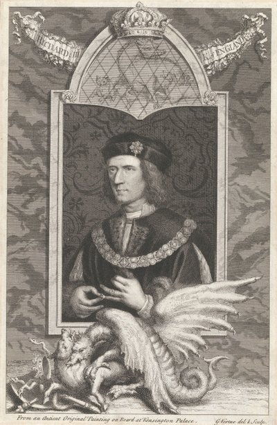 Ryszard III, król Anglii autorstwa George Vertue