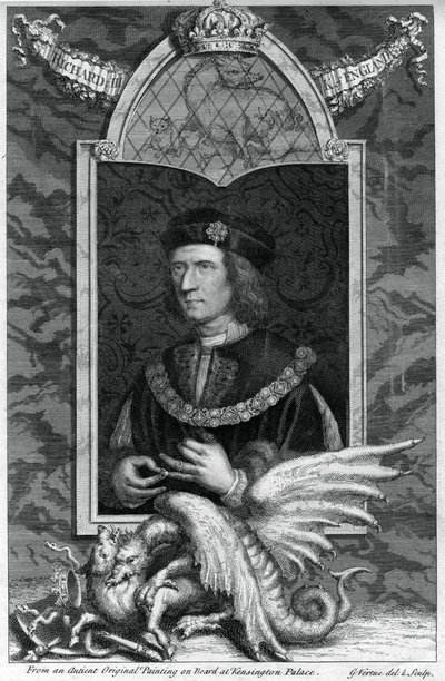 Ryszard III z Anglii, XVIII wiek. autorstwa George Vertue