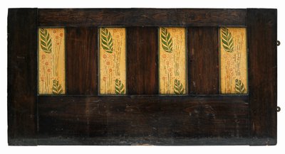 Dekoracyjny panel ścienny (dąb malowany) autorstwa George Walton