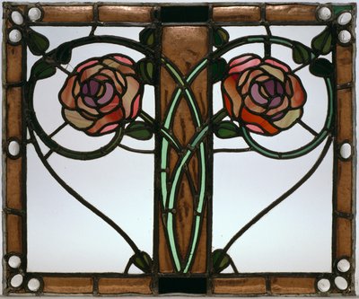 Drzwi, ok. 1897 r. (witraż) autorstwa George Walton