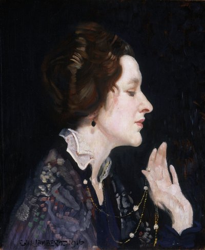 Portret damy (Thea Proctor) autorstwa George Washington Lambert