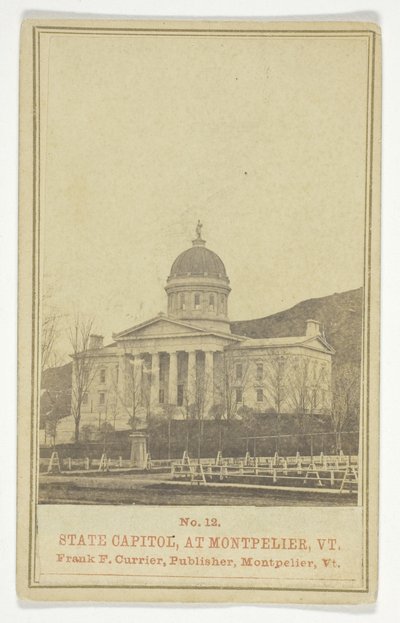 Kapitol stanowy w Montpelier, VT. autorstwa George Watson