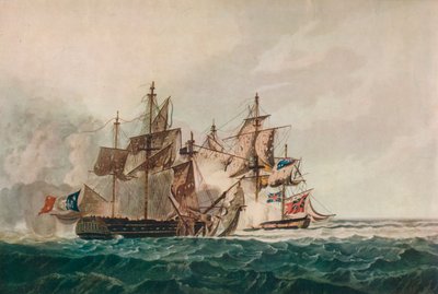 Schwytanie Furieuse, c1810 autorstwa George Webster