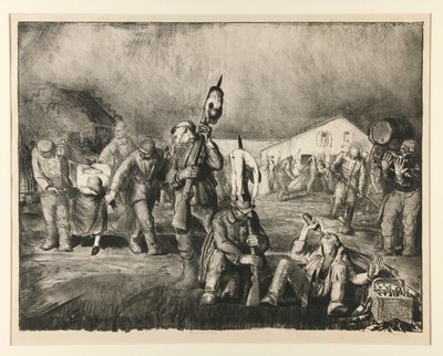 Bachana (pierwszy kamień) autorstwa George Wesley Bellows