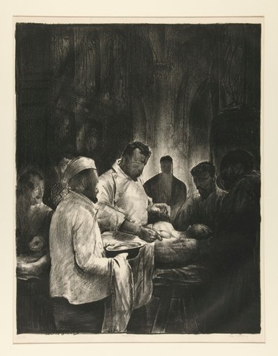 Szpital podstawowy, nr 1, z serii Wojna autorstwa George Wesley Bellows