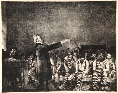 Błogosławieństwo w Gruzji, 1916 autorstwa George Wesley Bellows