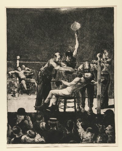 Między rundami nr 1 autorstwa George Wesley Bellows