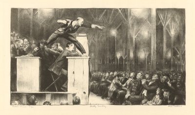 Billy Sunday autorstwa George Wesley Bellows