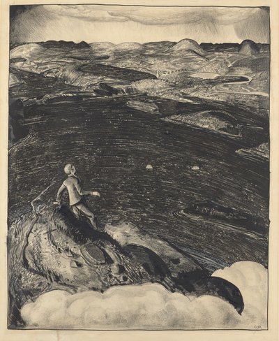 Tańczące miasto Szczyt świata, 1922. autorstwa George Wesley Bellows