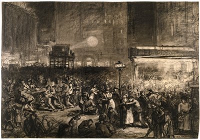 Noc wyborcza na Times Square autorstwa George Wesley Bellows