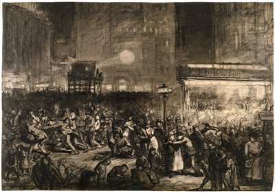 Noc wyborcza na Times Square autorstwa George Wesley Bellows