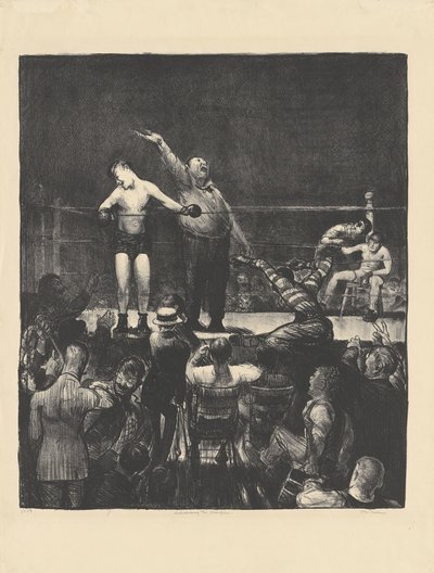 Przedstawiamy Mistrza, 1916. autorstwa George Wesley Bellows