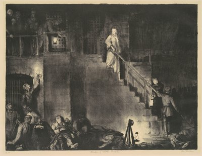 Morderstwo Edith Cavell autorstwa George Wesley Bellows