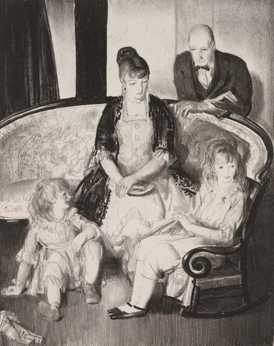 Moja rodzina, drugi kamień autorstwa George Wesley Bellows