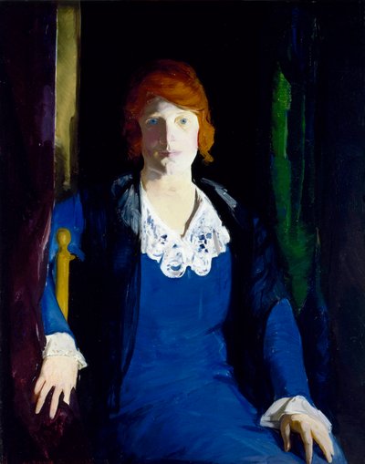 ""Portret Florencji Pierce"" Peinture de George Bellows (1882-1925) 1914 - Olej na drewnie - 96,5x76,2 - Muzeum Sztuk Pięknych, Houston autorstwa George Wesley Bellows