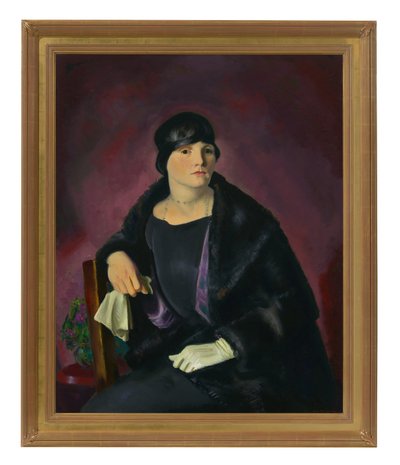 Portret pani Walter Richter (olej na płótnie) autorstwa George Wesley Bellows