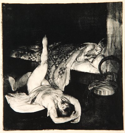 Redukcja, drugi kamień, 1916 autorstwa George Wesley Bellows