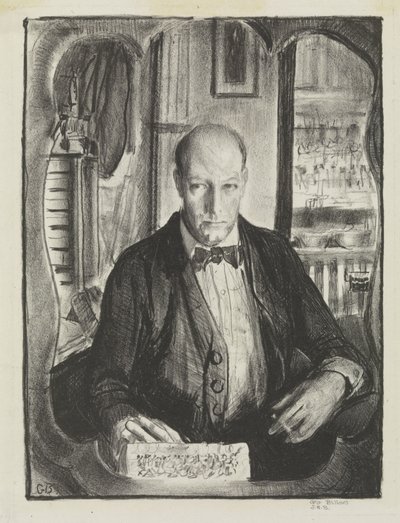 Autoportret, 1921 autorstwa George Wesley Bellows