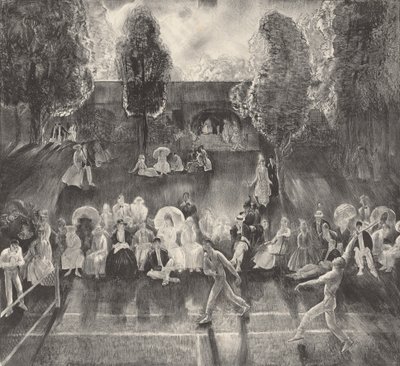 Tenis, 1920. autorstwa George Wesley Bellows