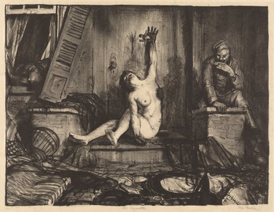 Papieros, 1918. autorstwa George Wesley Bellows