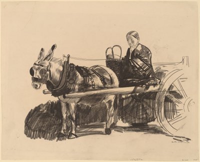 Wózek osła, 1922. autorstwa George Wesley Bellows