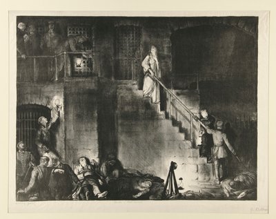 Morderstwo Edith Cavell autorstwa George Wesley Bellows