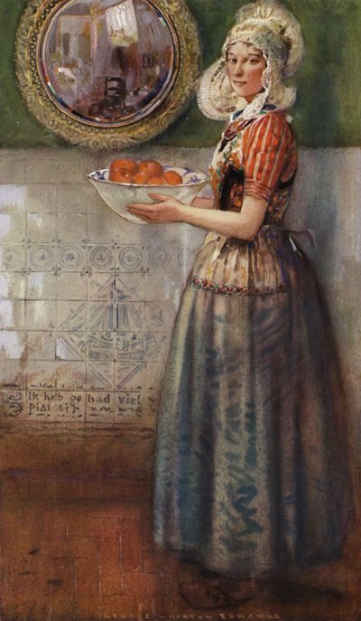 Miska Pomarańczy (kolor lito) autorstwa George Wharton Edwards