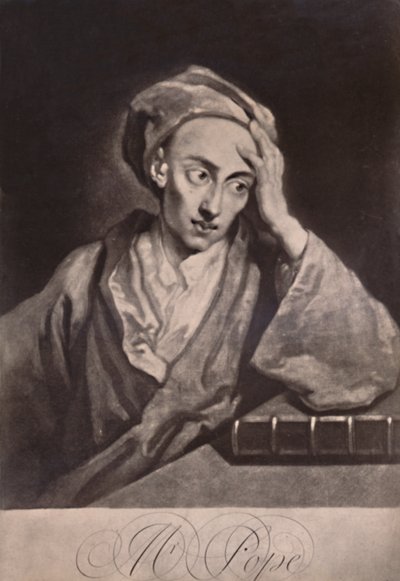 Alexander Pope, angielski poeta i satyryk, c1732 1894 autorstwa George White