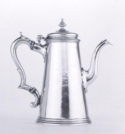 Dzbanek do kawy (srebrny) (patrz 204789) autorstwa George Wickes