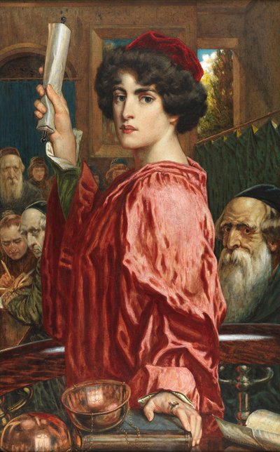 Portia autorstwa George William Smetham Jones