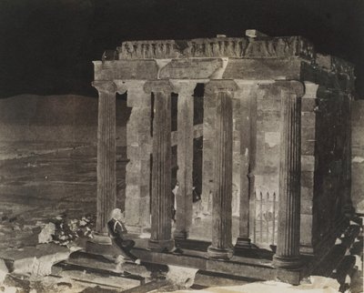 Świątynia Bezskrzydłego Zwycięstwa, niedawno odrestaurowana, 1848 r. autorstwa George Wilson Bridges