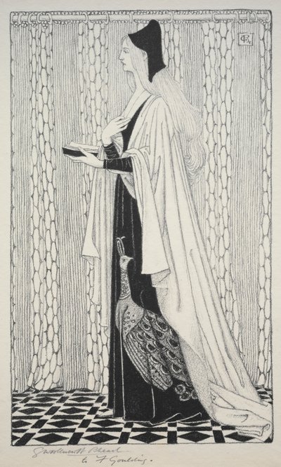 Studium kostiumów autorstwa George Woolliscroft Rhead