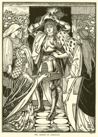 Uzbrojenie chrześcijanina (grafika) autorstwa George Woolliscroft Rhead