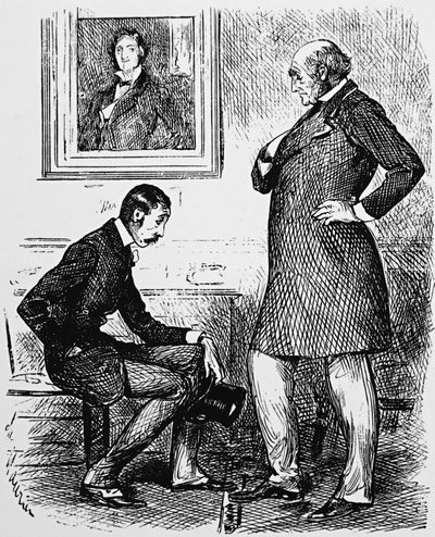 Ojciec i syn marnotrawny autorstwa George du Maurier