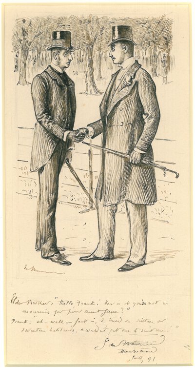 Witaj Franku!, 1891 autorstwa George du Maurier