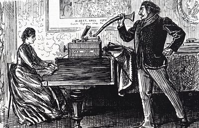 Gramofon autorstwa George du Maurier